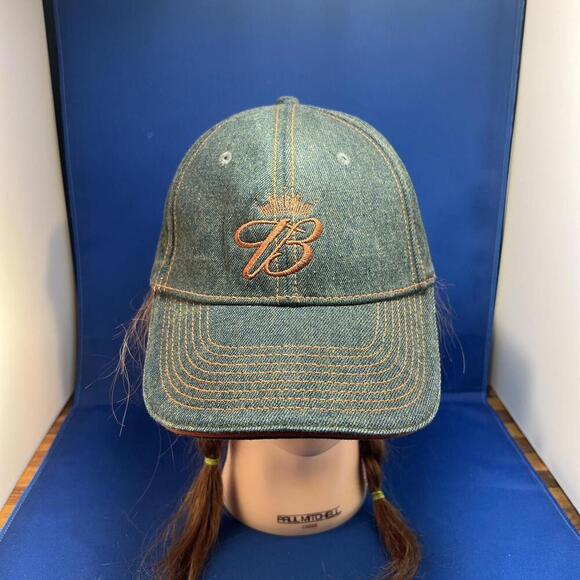 Vintage y2k Stylish Denim Cap with Logo - Picture 1 of 6